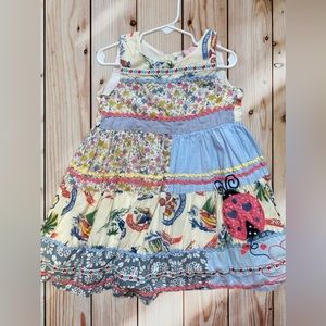 Cutey Couture Girls Size 4 / 5 Summer Vacation Dress